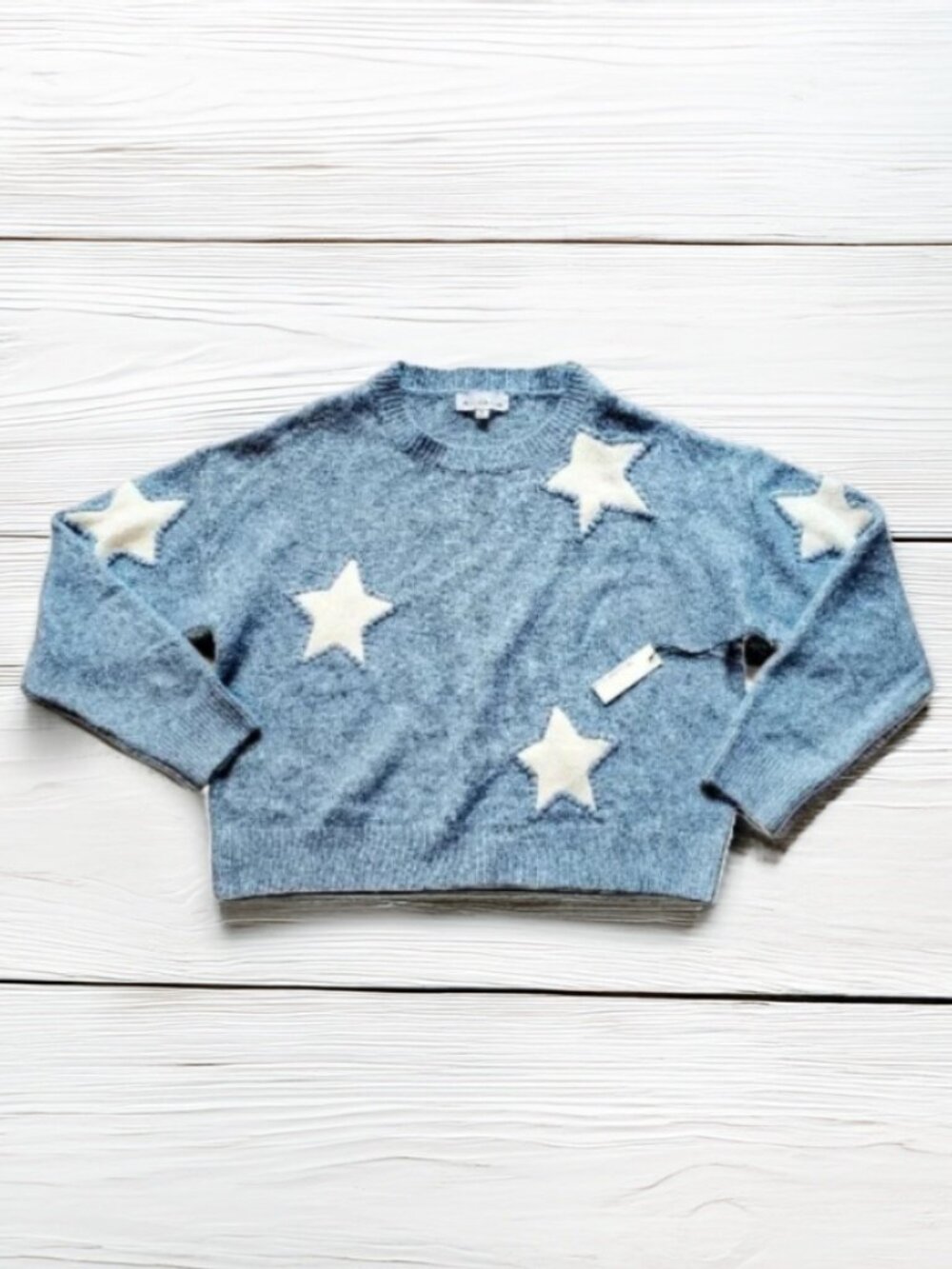 NWT Anthropologie Threaded Leaf Star Sweater Size XL